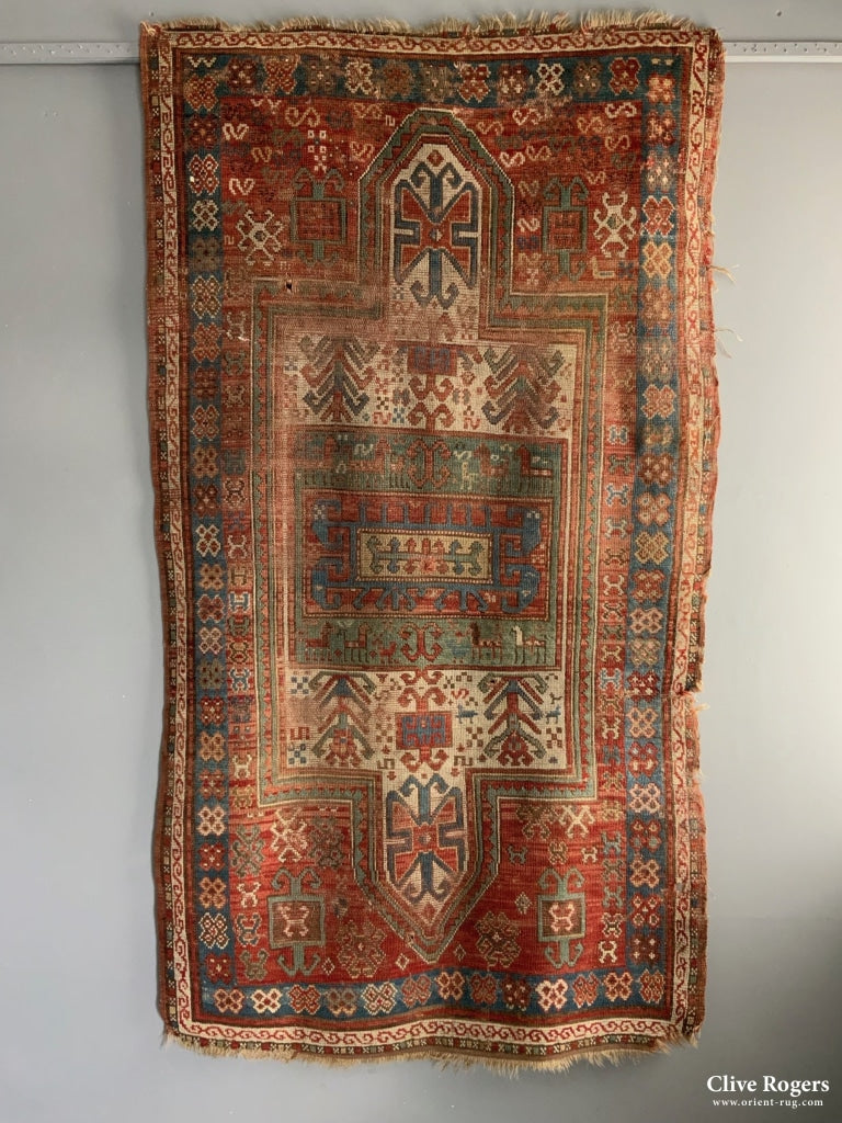 Antique Turkish Rug (208 X 115Cm) Rug