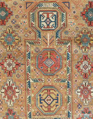 Caucasian Baku Khlila Rug Mid 19Th C Dated 1271 (Ah) Rug