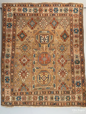 Caucasian Baku Khlila Rug Mid 19Th C Dated 1271 (Ah) Rug