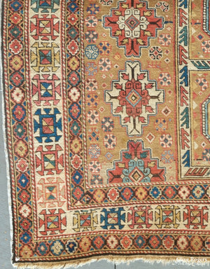 Caucasian Baku Khlila Rug Mid 19Th C Dated 1271 (Ah) Rug