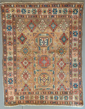 Caucasian Baku Khlila Rug Mid 19Th C Dated 1271 (Ah) Rug
