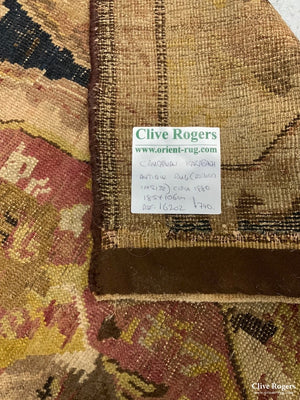 Caucasian Karabagh Antique Rug With Mirror Design (185 X 106Cm) Rug