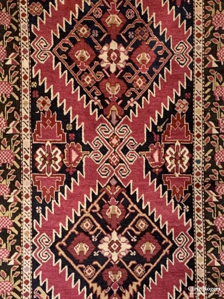 Caucasian Karabagh Runner Date 129/1880 (382 X 125Cm) Runner