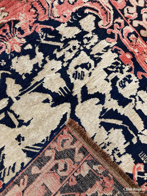 Caucasian Karabagh With Ferenghi Design Late 19Th Cent Rug