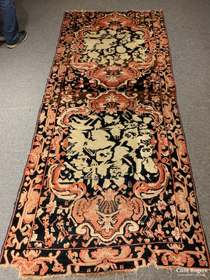 Caucasian Karabagh With Ferenghi Design Late 19Th Cent Rug