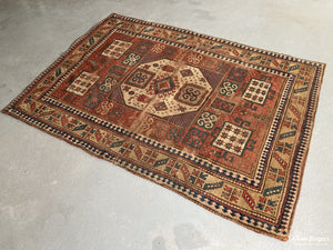 Caucasian Karachov Kazak Rug (Af) 19Th Cent Rug