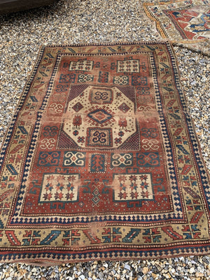 Caucasian Karachov Kazak Rug (Af) 19Th Cent Rug
