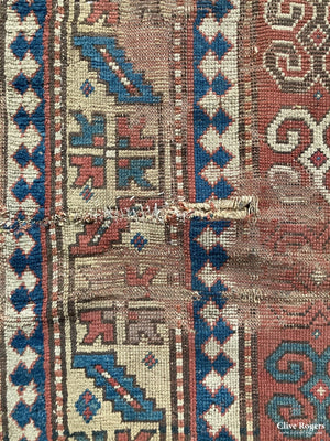 Caucasian Karachov Kazak Rug (Af) 19Th Cent Rug