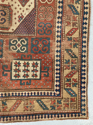 Caucasian Karachov Kazak Rug (Af) 19Th Cent Rug