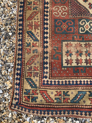 Caucasian Karachov Kazak Rug (Af) 19Th Cent Rug