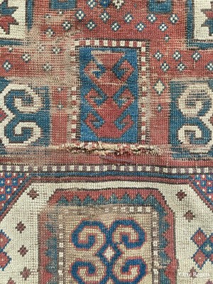 Caucasian Karachov Kazak Rug (Af) 19Th Cent Rug
