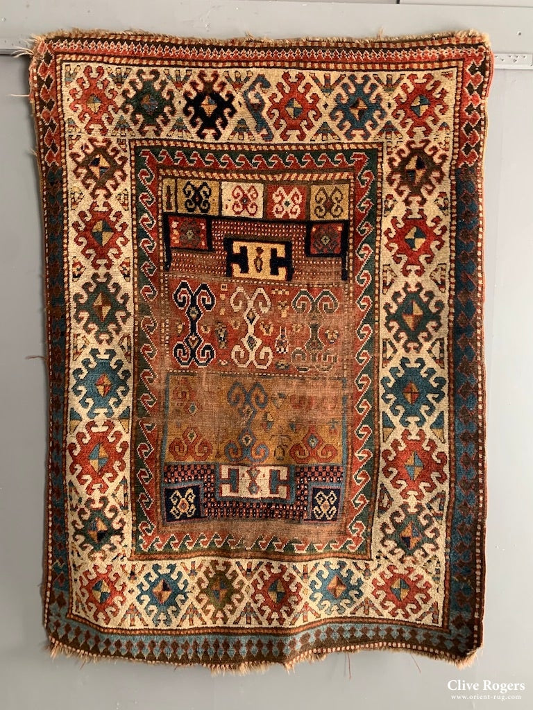 Caucasian Kazak / Kasak Antique Rug (178 X 128Cm)