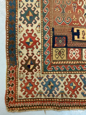 Caucasian Karachov Antique Rug (180 X 133Cm)