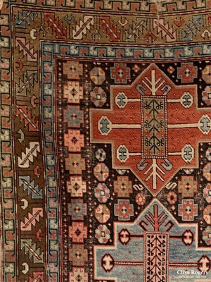 Caucasian Kazak Rug (Af) Early 20Th Cent Rug