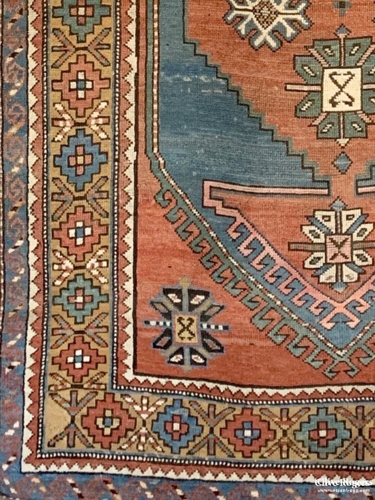 Caucasian Kazak Rug (236 X 133Cm) Rug