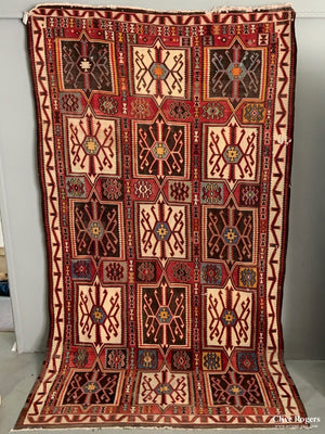 Caucasian Kuba Fine Kilim Circa 1900 Kilim