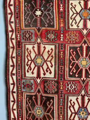 Caucasian Kuba Fine Kilim Circa 1900 Kilim