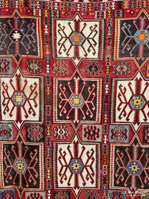 Caucasian Kuba Fine Kilim Circa 1900 Kilim