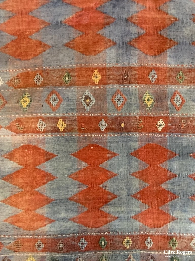Caucasian Palas Mixed Technique Flatweave ( 260 X 175 Cm)