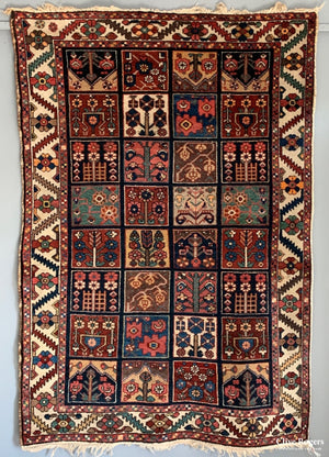 Persian Bactiar Garden Design Rug Mid Cent Rug
