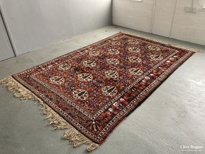 Persian Bactiar Carpet With Lattice Garden Design Mid Cent Carpet