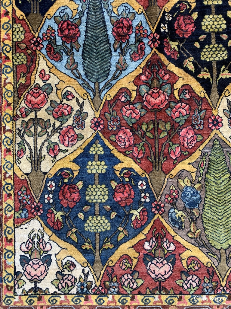 Persian Bactiar Oversize Carpet Circa 1950 Oversize Carpet