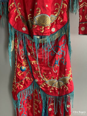 Chinese Theatre Robe In Two Parts Blouse And Skirt Early Or Mid 20Th Cent Robe