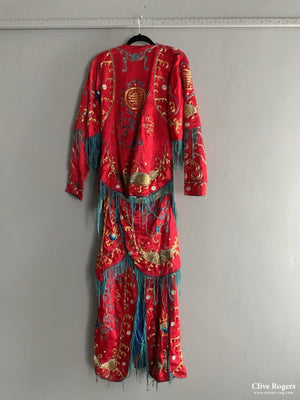 Chinese Theatre Robe In Two Parts Blouse And Skirt Early Or Mid 20Th Cent Robe