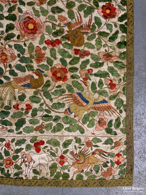 Chinese Workshop Export Floss Silk Embroidery (206 X 149 Cm)