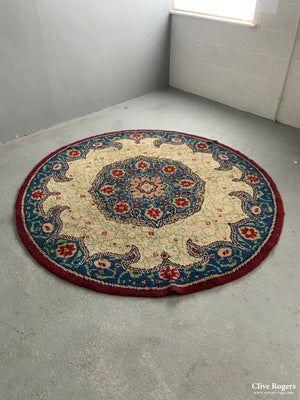 Circular British Hand Made Rug ( 195Cm Diameter )