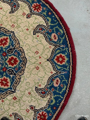 Circular British Hand Made Rug ( 195Cm Diameter )