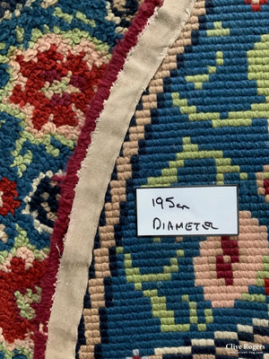 Circular British Hand Made Rug ( 195Cm Diameter )