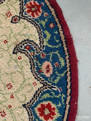 Circular British Hand Made Rug ( 195Cm Diameter )