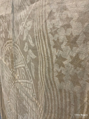 Commemorative Silk Cover Chicago Worlds Fair 1892 & 3 (196 X 130Cm)