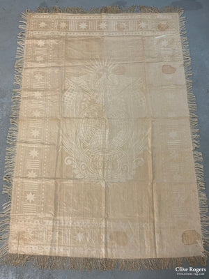 Commemorative Silk Cover Chicago Worlds Fair 1892 & 3 (196 X 130Cm)