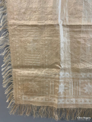 Commemorative Silk Cover Chicago Worlds Fair 1892 & 3 (196 X 130Cm)