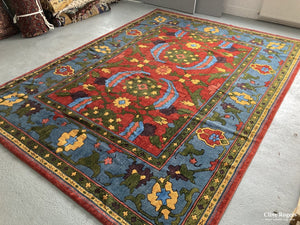Turkish Hand-Knotted Carpet New Carpet