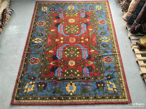 Turkish Hand-Knotted Carpet New Carpet