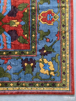 Turkish Hand-Knotted Carpet New Carpet