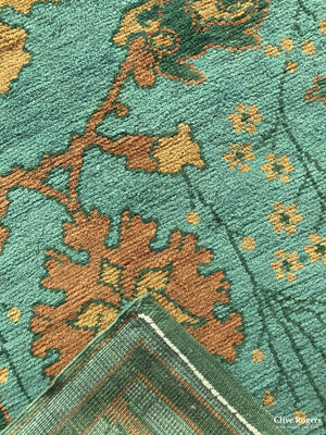 Turkish Hand Knotted Carpet In The Donegal Manner New Carpet