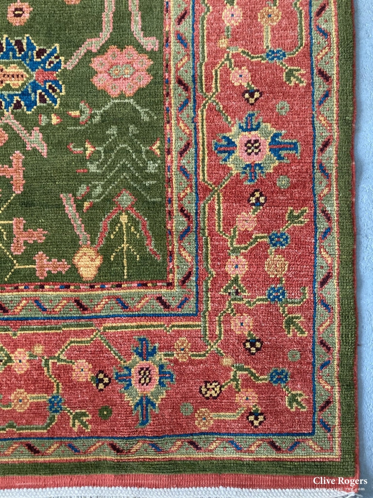 Turkish Hand-Knotted Carpet New Carpet