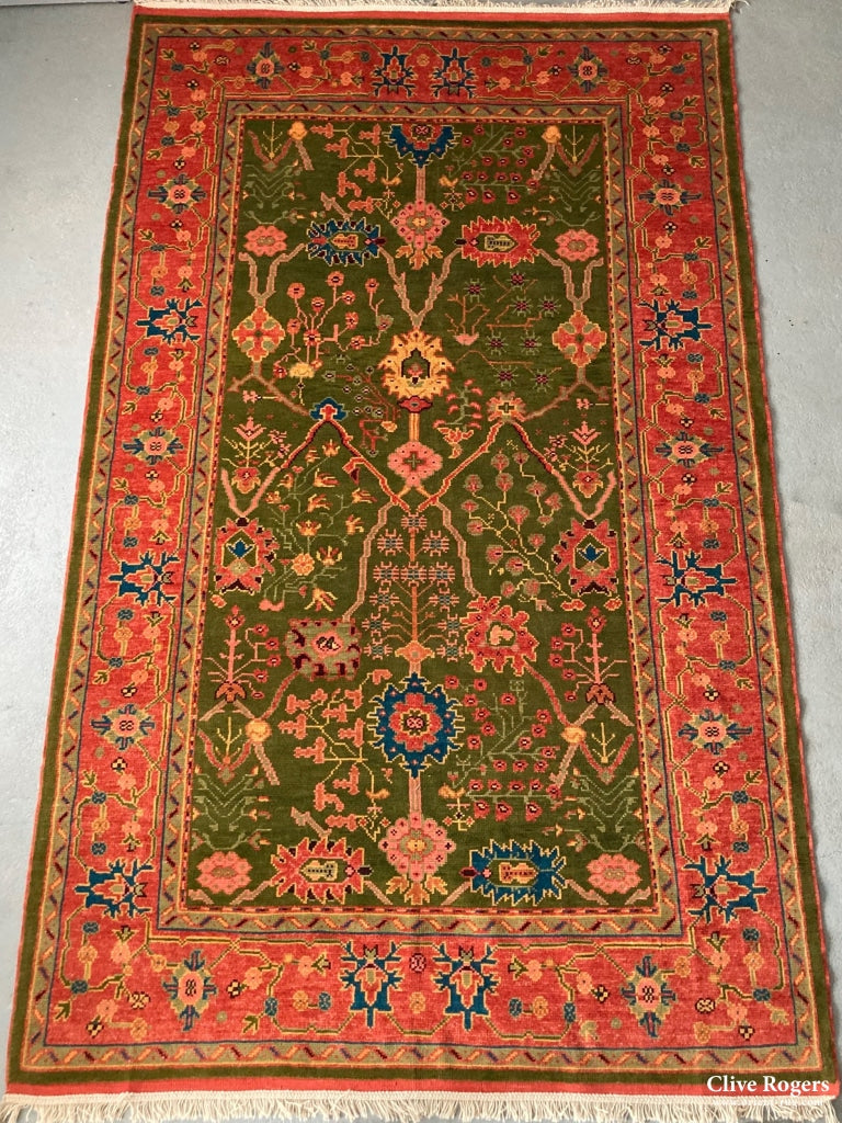 Turkish Hand-Knotted Carpet New Carpet