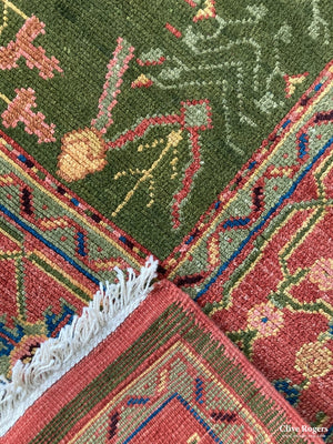 Turkish Hand-Knotted Carpet New Carpet