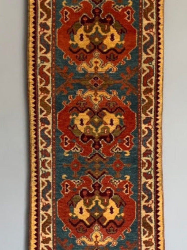 Cror Bespoke Turkish House Style Ushak Design Runner New ( 295 X 68 Cm ) Runner