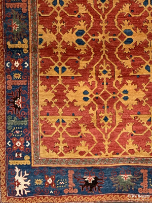 Turkish Lotto Design Rug Modern Rug