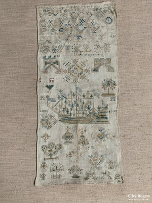 Dutch Ship Sampler Anno 1720 (70 X 30Cm)
