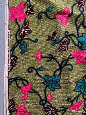 Dutch Wax Hollondaise Cotton Print *new (1090 X 121Cm)