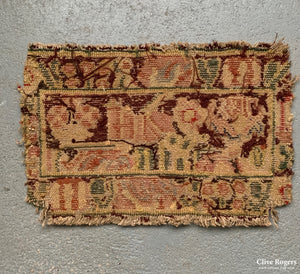 English Turkey Work Chair Covers Late 17Th Cent Chair