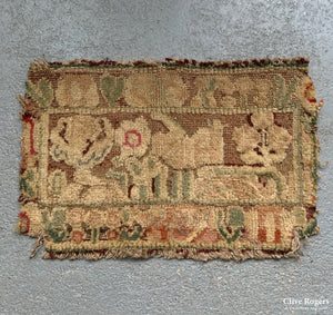 English Turkey Work Chair Covers Late 17Th Cent Chair