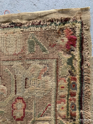 English Turkey Work Chair Covers Late 17Th Cent Chair